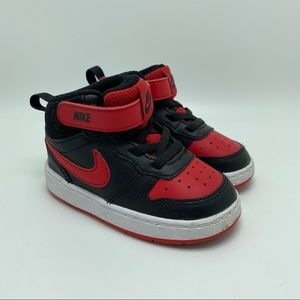 Infant/Toddler Nike Court Borough Mid 2 Shoes Sneakers Size 6C